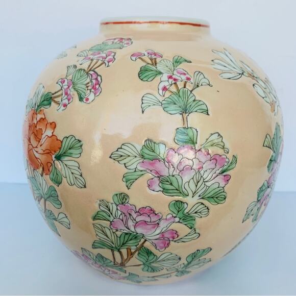 Antique Chinese Famille Rose Porcelain Phoenix Birds Ginger Jar vase - Picture 8 of 13